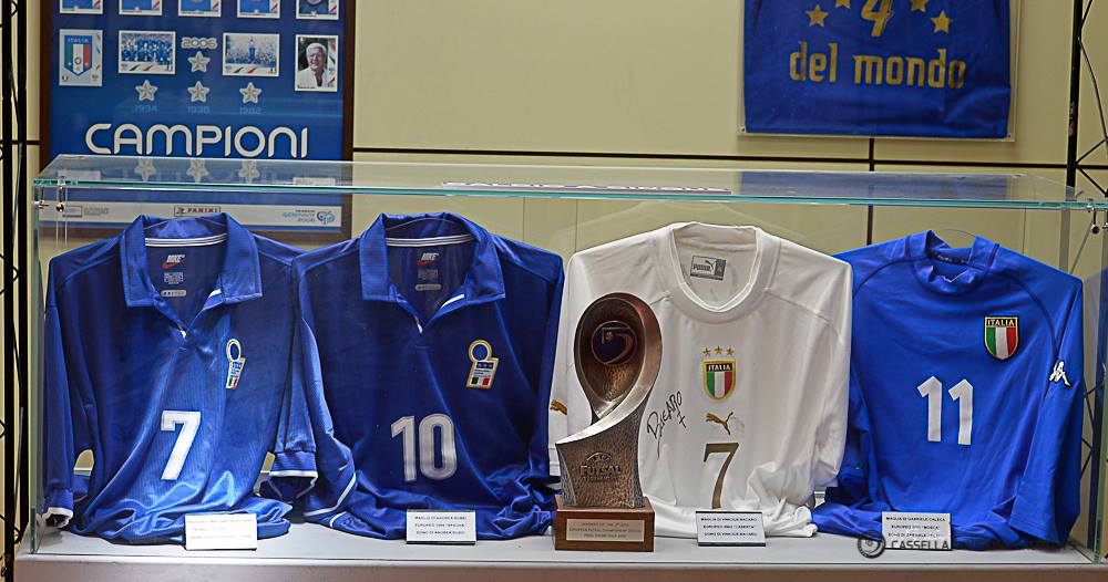 Maglia N.11 esposta al Museo del Calcio