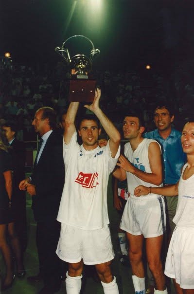 Scudetto alzato al Foro Italico